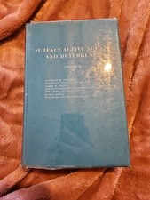 Surface Active Agents And Detergents, Vol II, Anthony M. Schwartz HC 1977