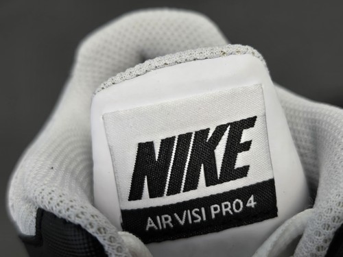 Scarpe da basket Nike Air Visi Pro 4 bianche nere da uomo taglia 7,5 599556-100 - Foto 5 di 20