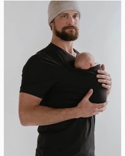 LALABU Bebé Usando Canguro Bolsa Camisa para Hombre o Mujer Talla XL