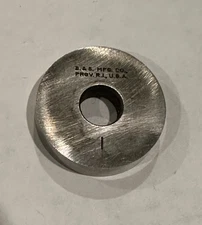 Brown Sharpe Mfg Bore Ring Gauge Gage #1 Precision Calibrate Micrometer Vintage