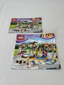 Ret. Lego Friends Heartlake City Pool Complete 41008 W/ Figures + Instructions