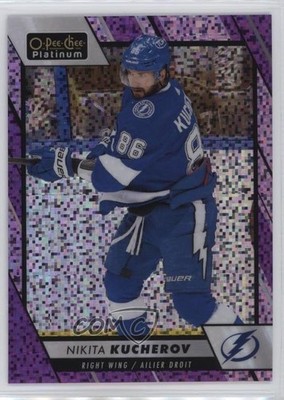 2023-24 O-Pee-Chee Platinum Violet Pixels 67/299 Nikita Kucherov #176 08a0