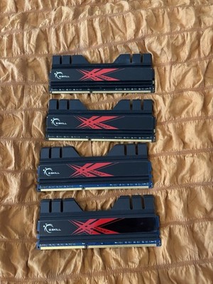 4x G.Skill Trident F3-12800CL8D- 4GBTD