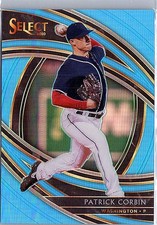 2020 Panini Select #182 Patrick Corbin Carolina Blue #/35