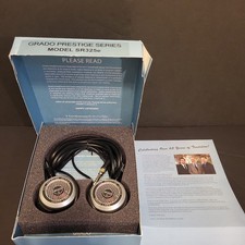 Grado Prestige Series SR325e Headphones New In Box With Paperwork 