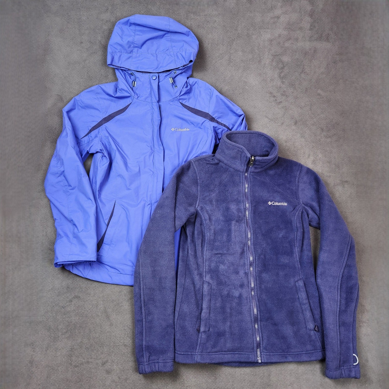 Columbia Blazing Star Interchange Jacket Womens Medium 3 in 1 Fleece Rain Coat