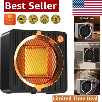 Compact Low Watt Portable Space Heater - Energy Efficient & Safe for Indoor Use