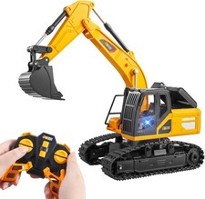 JOYIN Boys Toys for 3-8 Years Old, RC Digger Kids Toys, Construction Toys