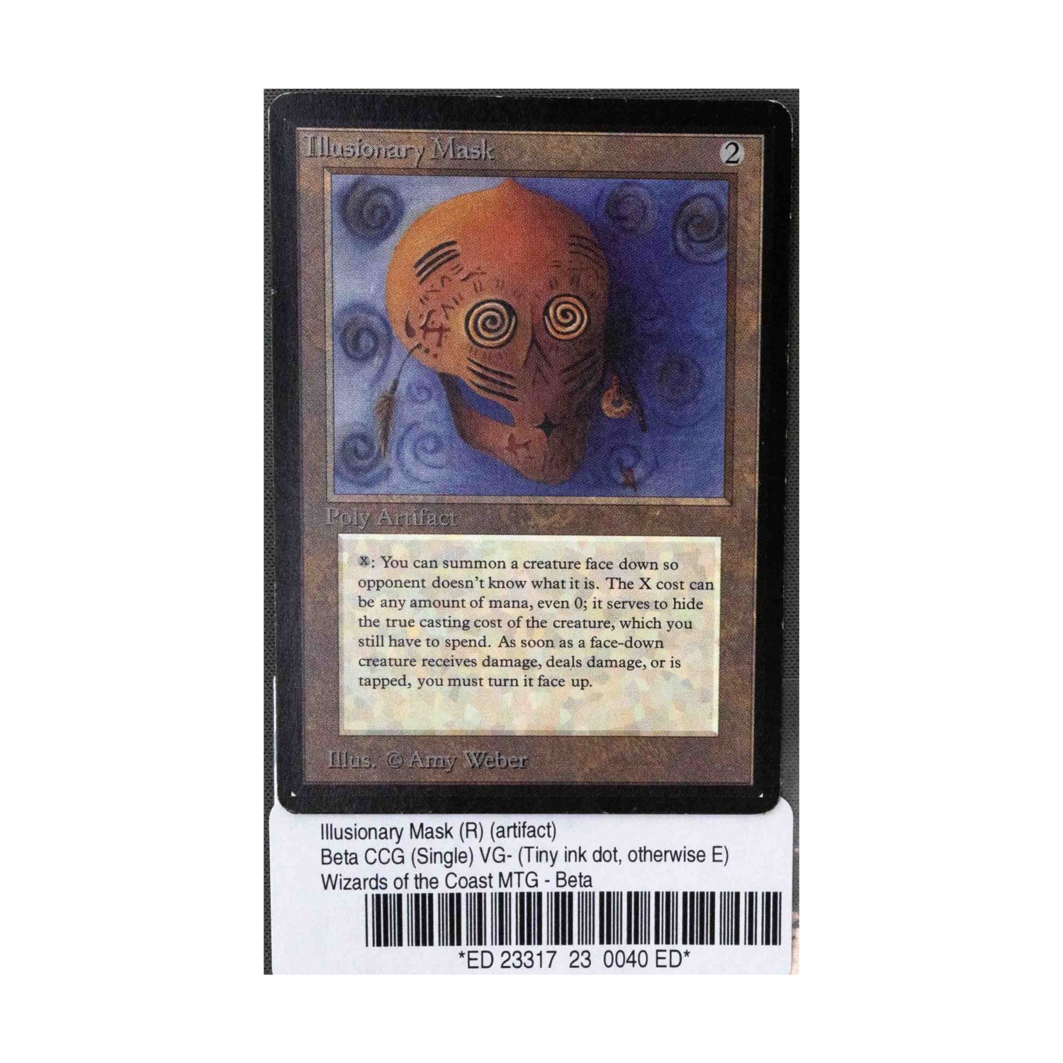 WotC MtG Beta Illusionary Mask (R) VG-