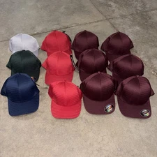 Brand New Lot of 12 FLEXFIT Hats 