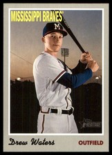 Drew Waters 2019 Topps Heritage Minor League #52 Mississippi Braves MLB READ