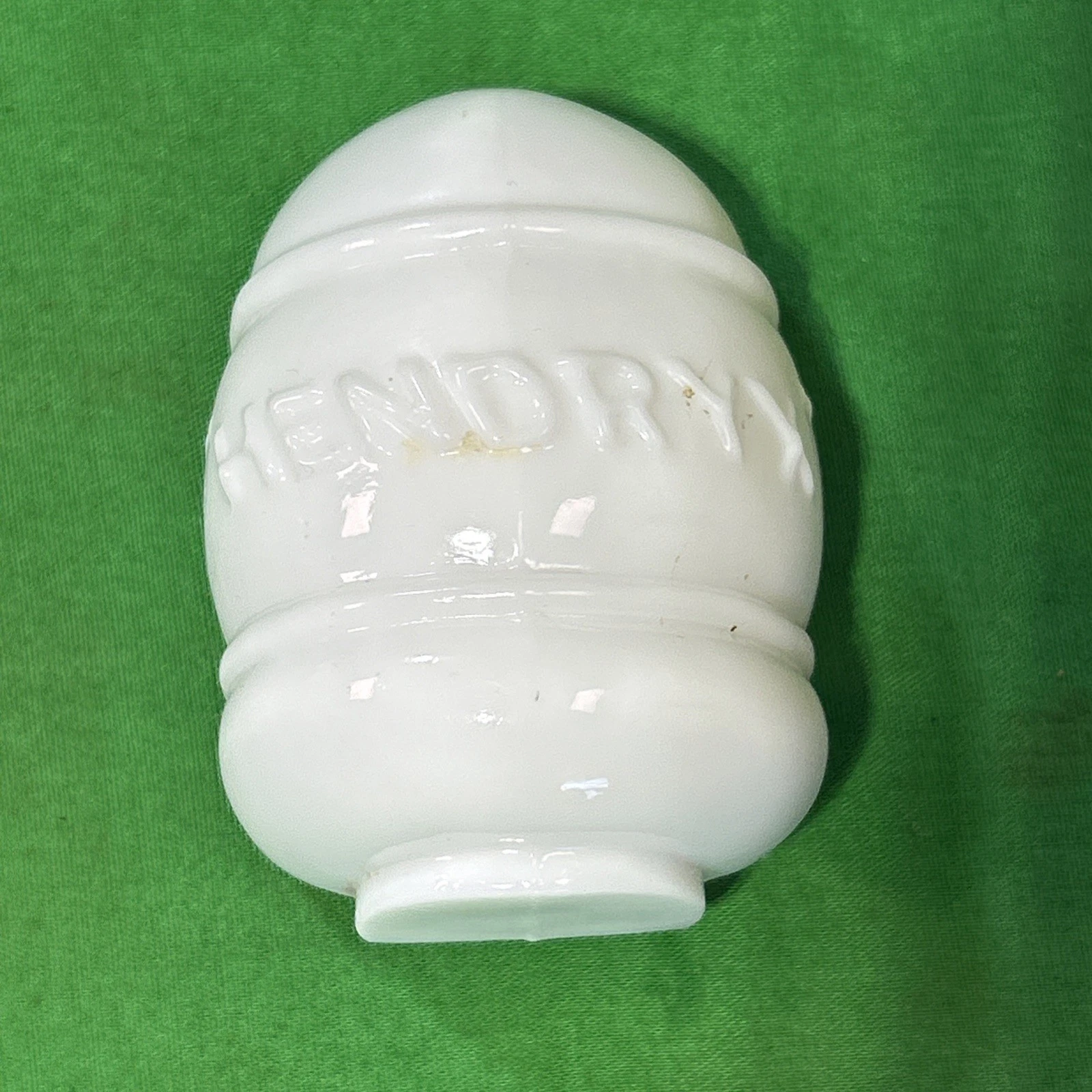 Vintage white Milk Glass Bird Cage Feeder & Water Hendryx