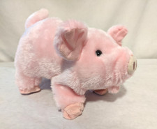 Plush Piglet, Battery-Operated, Walks, Oinkis, Wags Tail, by Applause, Works 