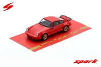 Spark 64SP007-C 1:64 Porsche 911 3.0 RS Modellauto Rot Mit Goldstreifen