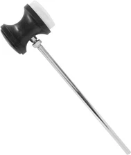 Double Kick Bass Drum Pedal Beater Mallet, Dual Sided Foot 1 Pack, Black 