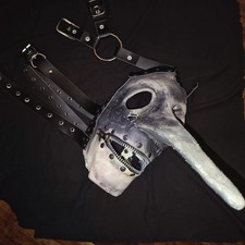chris slipknot iowa latex mask weathered halloween costume