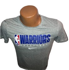 Golden State Warriors T Shirt The Nike Tee Gray Athletic Cut Medium