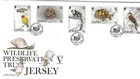 Jersey Comm/FDC - Wildlife Preservation V - Jersey -  1988  (JES371)