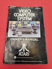 VTG Atari 2600 Video Computer System Model CX2600 Owner's Manual Booklet