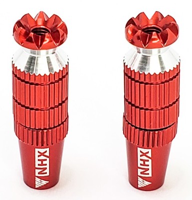 NHX RC Alum Transmitter Gimbal Stick Ends FrSky M7 M9 M9R X10 X12S X9E X9D -Red