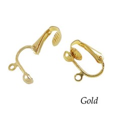 20 x Simple Drop Clip Ons - Gold
