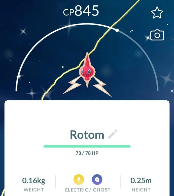 Shiny Rotom -P T C- Beschreibung lesen