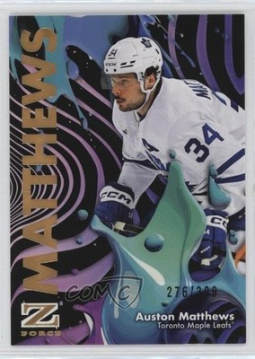 2024-25 Skybox Metal Universe Z-Force Rave 276/399 Auston Matthews #46 f1h