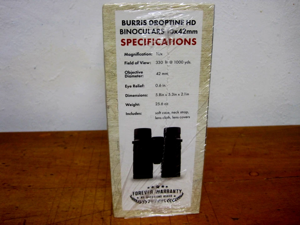 Binoculares Burris Droptine HD 10x42 nuevos y sellados #300279 ¡ENVÍO RÁPIDO!! Foto 2 de 4