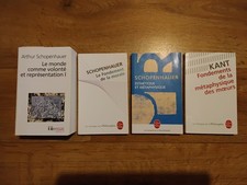 ARTHUR SCHOPENHAUER/EMMANUEL KANT Folio & Le Livre de Poche