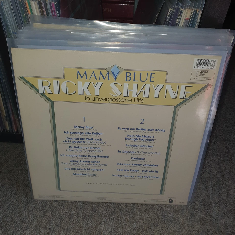Ricky Shayne - Mamy Blue - 16 Unvergessene Hits - Vinyl LP - 1989 - Germany - Bild 2 von 2