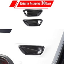 Front Bumper Fog Light Bezel Lamp Trim Fit For 2017-2021 Jeep Grand Cherokee