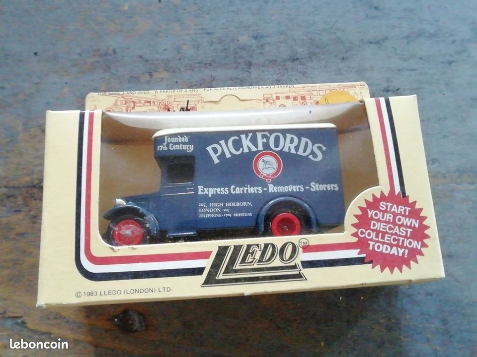 Petite voiture lledo days gone 1934 dennis parcels van pickfords neuf - Photo 1/1