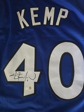 shawn kemp Orlando Magic Signed Custom Jersey Swau Authenticated Size XL