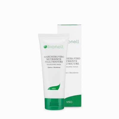 Pflegende Gesichtsmaske reife Haut mit Elastin und Macadamia 100ml Bionell