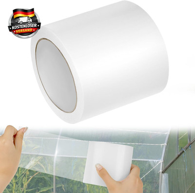 Gewächshaus Reparaturband 100mm x 25m wasserfest transparent, wetterbeständig