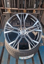 19" VW GOLF R WHEELS GLOSS BLACK & POLISHED PCD 5X112