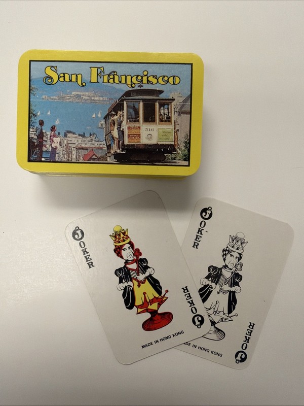 Mini Deck Of Souvenir Playing Cards San Frabcisco In Box Preowned