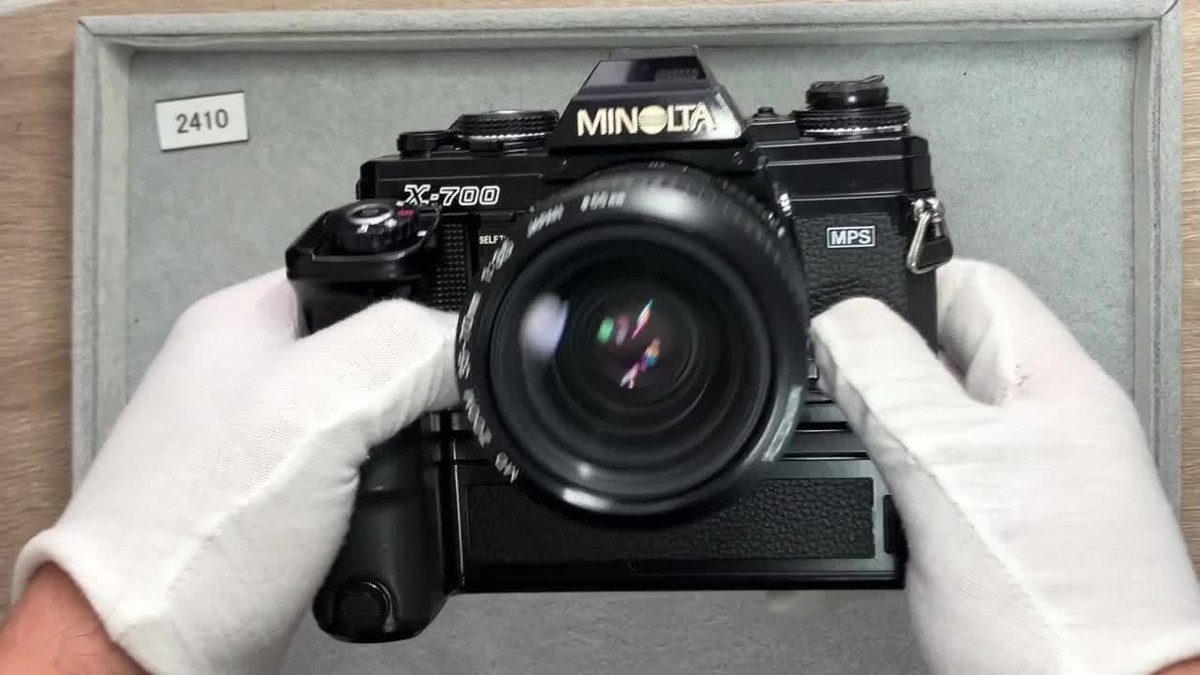 Near MINT w/ Motor Drive] Minolta X-700 MPS Black 35-70mm F3