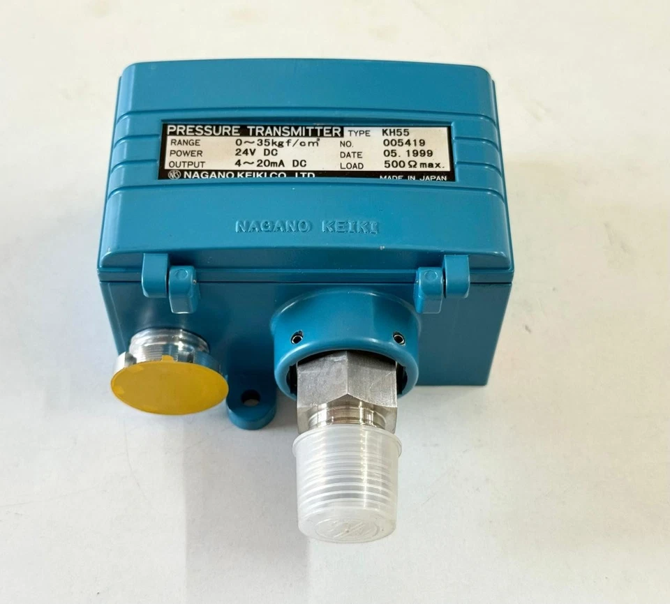 NAGANO KEIKI KH55 Pressure Transmitter 0-35Kgf/cm2 24VDC 4-20mA - Image 4 of 4