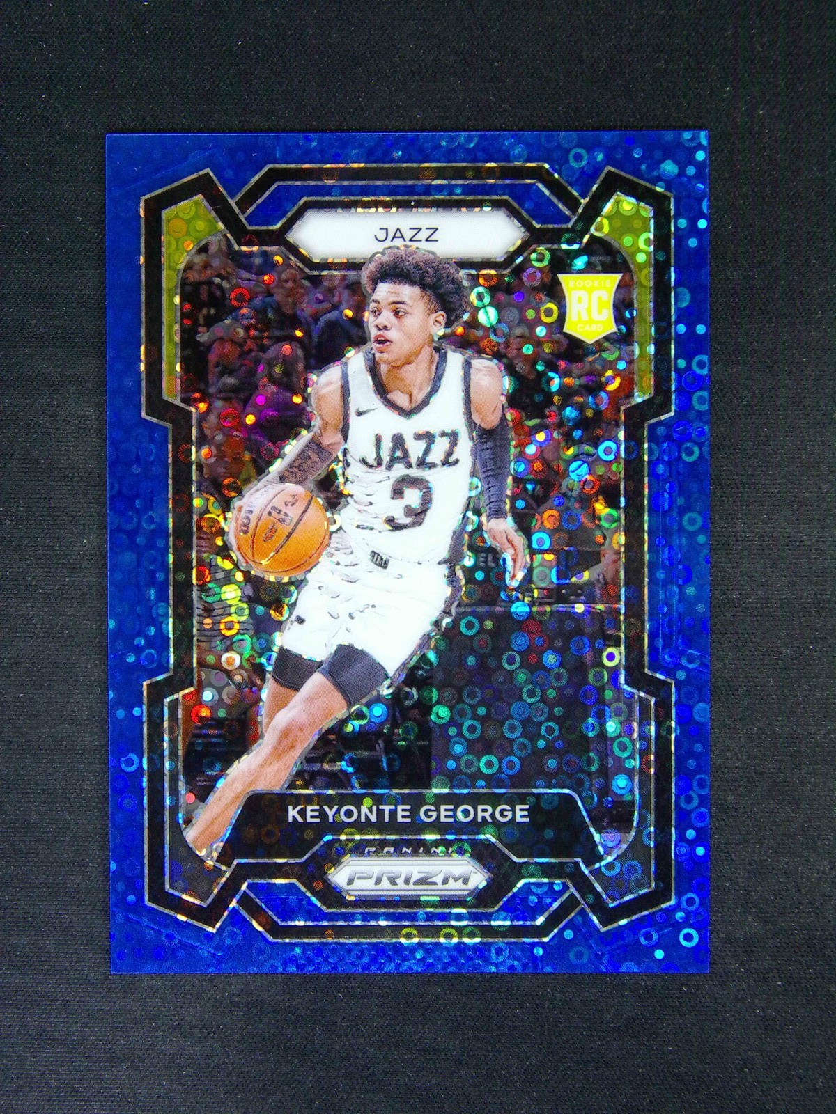 2023-24 Panini Prizm Keyonte George #127 RC Rookie Fast Break Blue /150