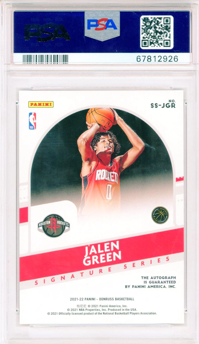 その他 21-22 Donruss choice Jalen green PSA 10 2021-22 Donruss #209 Jalen Green Choice PSA 10 | eBay