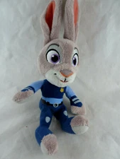 Zootopia Plush Bunny Rabbit Officer Judy Hopps 10" Soft Doll Disney Store