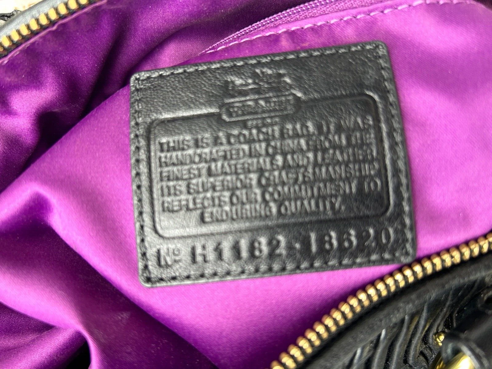 Coach Madison pelle raccolta Sophia 18620 B4 BK autentico nuovo con etichetta