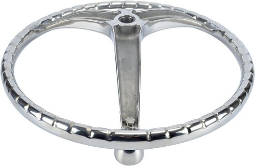 Volante marino para barco de 3 radios de 13-1/2 pulgadas de acero inoxidable con tuerca de 1/2"-20 - Imagen 10 de 20