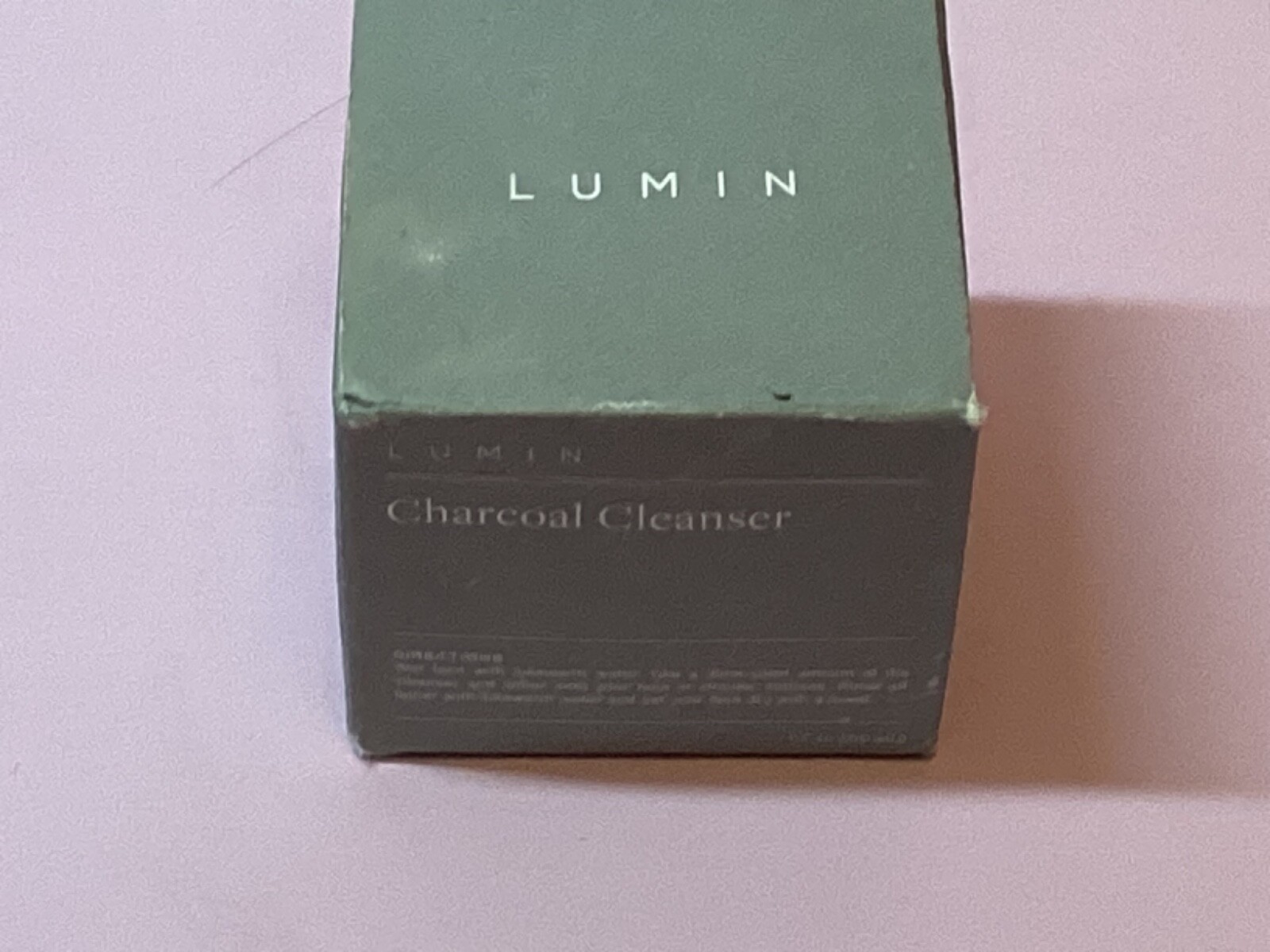 Lumin Skin Charcoal Cleanser Face Wash 1.7 Oz / 50ml