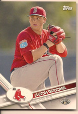 JASON GROOME 2017 TOPPS PRO DEBUT BASEBALL BASE PHOTO VARIATION - SP