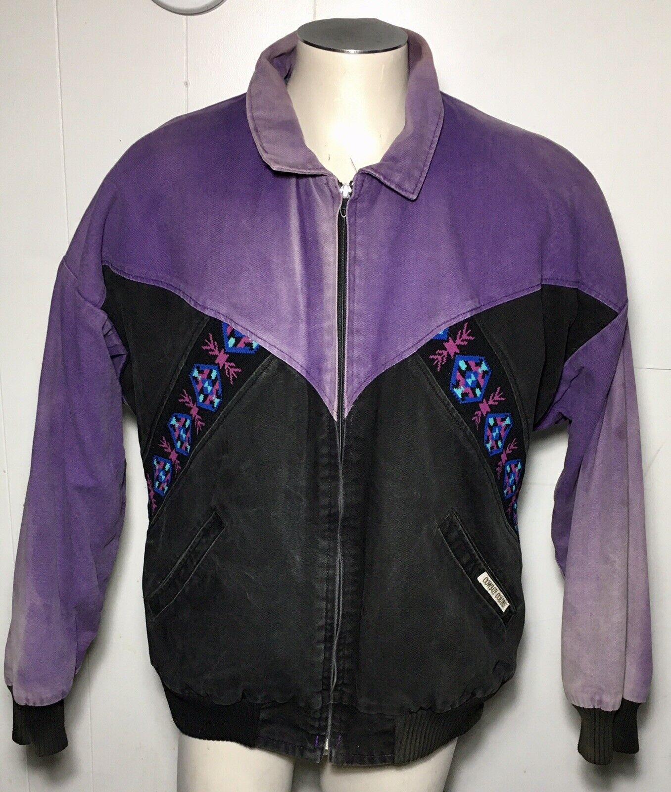 cowboy jacket L ブラック パープル 新品pazu_needles - テーラード