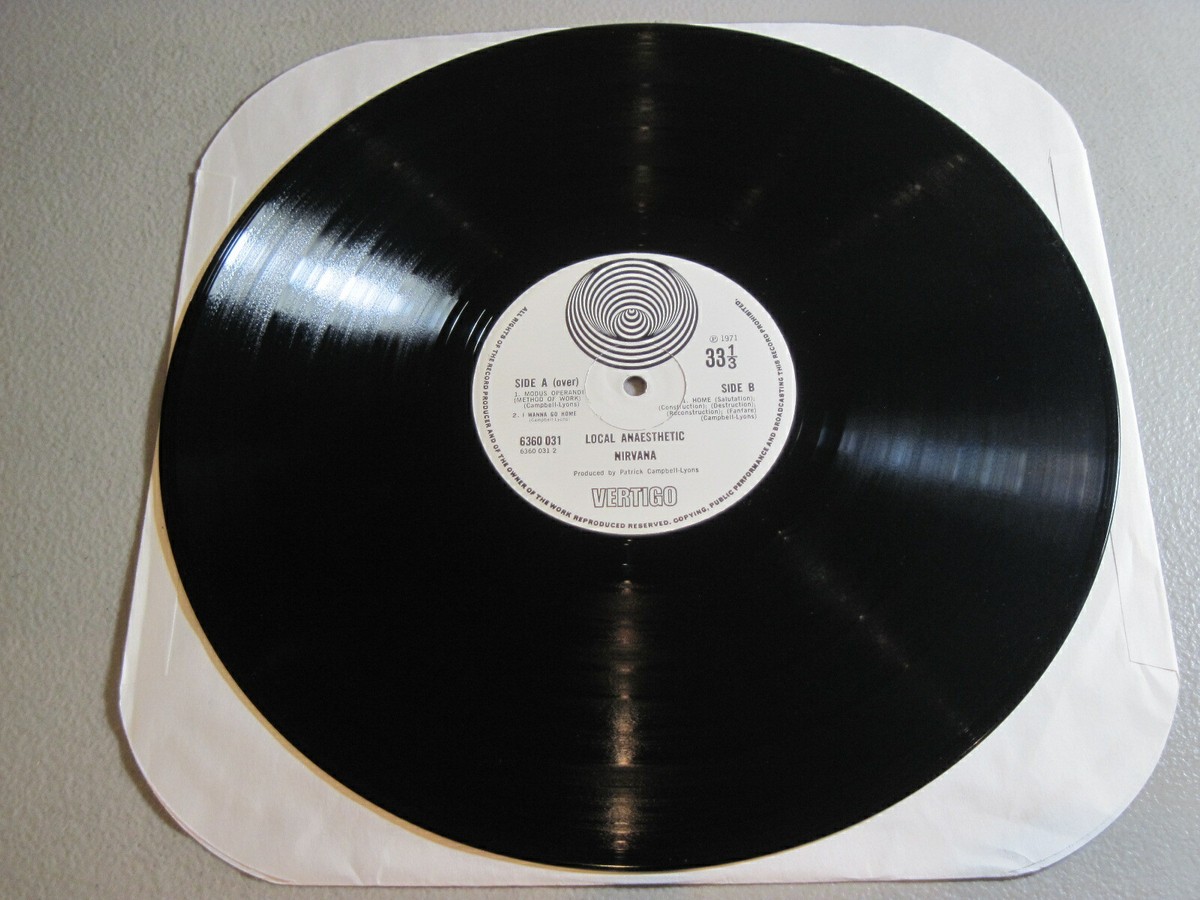 英LP Nirvana Local Anaesthetic 6360031 VERTIGO /00400 Nirvana- Local Anaesthetic- LP 1998 Vertigo 6360031 Made In