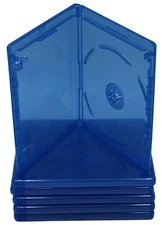 Viva Elite 12.5mm 1 Disc Premium Bluray Replacement Movie Storage Case 6 Pack