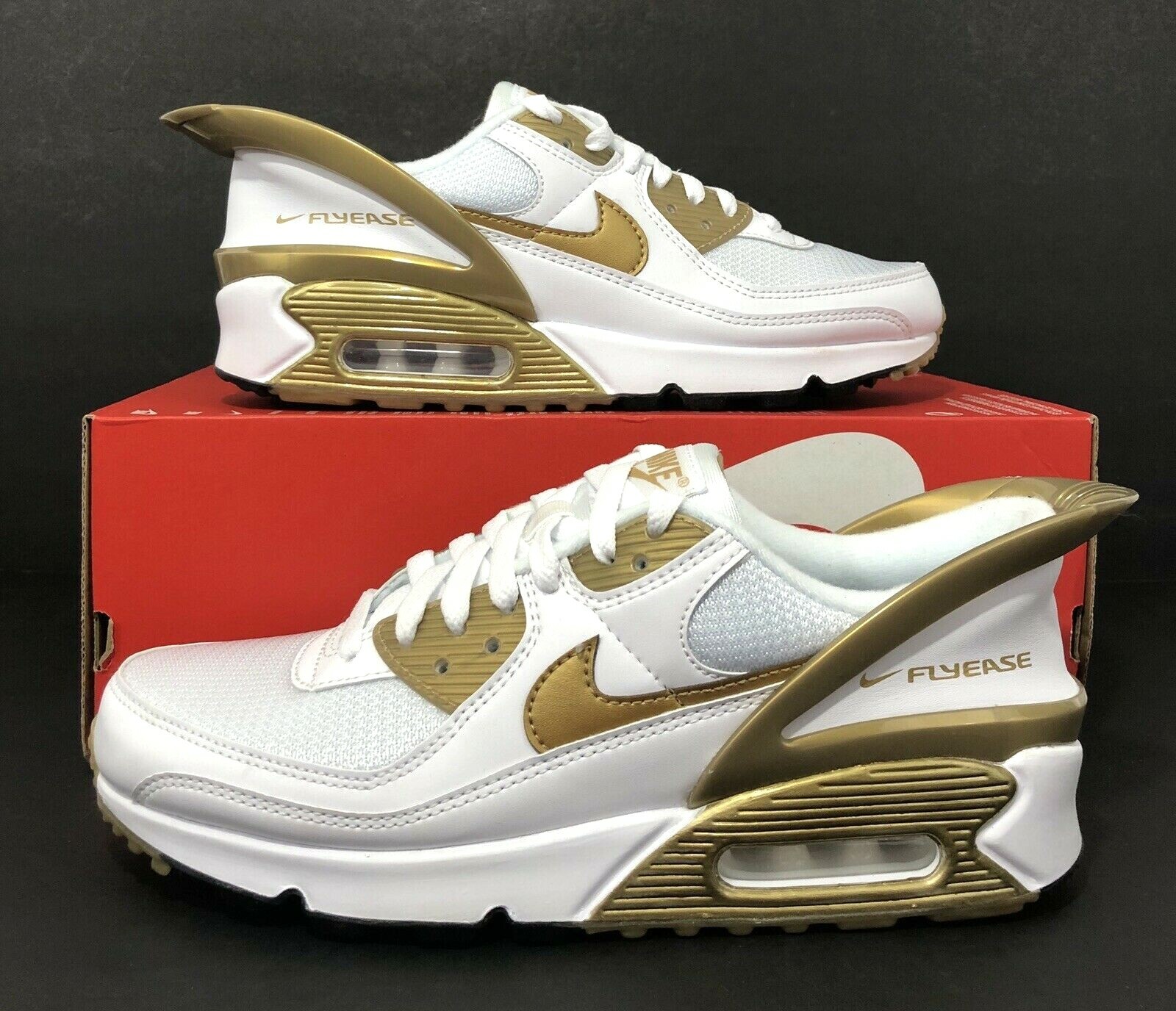 nike air max 90 flyease gold